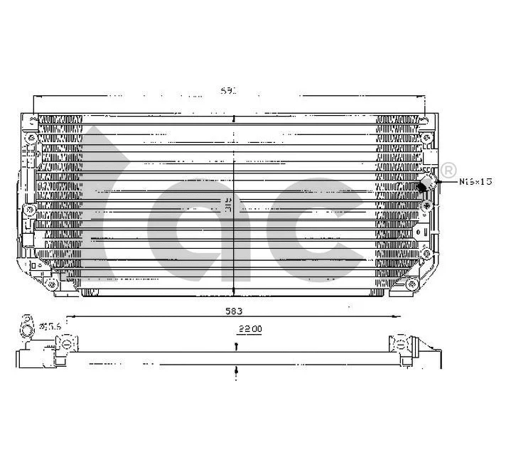 Condenseur, climatisation ACR 300415