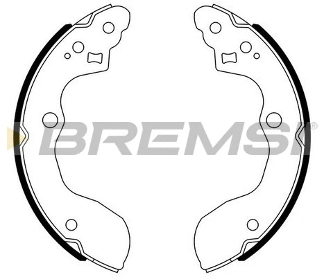 Jeu de mâchoires de frein BREMSI GF0926