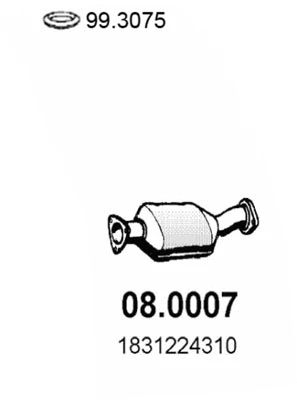 Catalyseur ASSO 08.0007