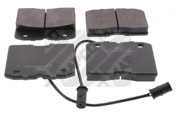 Kit de plaquettes de frein, frein à disque MAPCO 6429