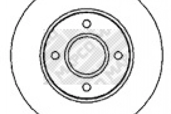 Disque de frein MAPCO 15817