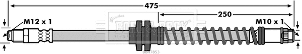 Flexible de frein BORG & BECK BBH7853