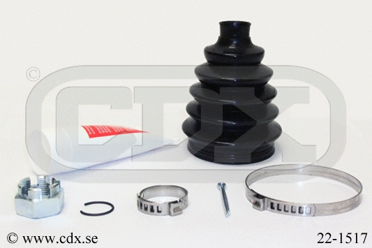 Jeu de joints-soufflets, arbre de commande CDX 22-1517