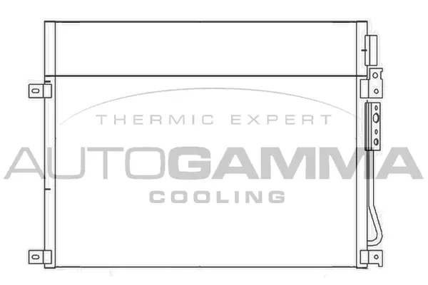 Condenseur, climatisation AUTOGAMMA 104906