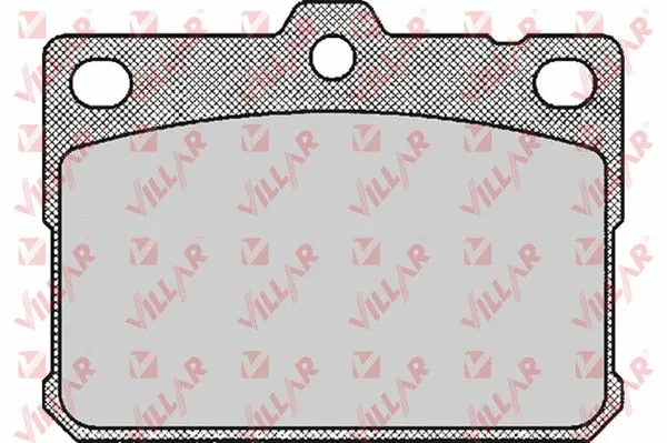 Kit de plaquettes de frein, frein à disque VILLAR 626.0169