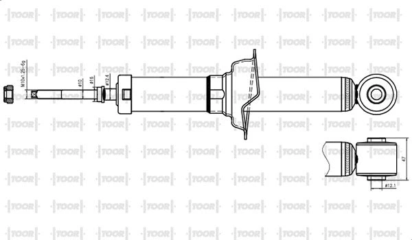 Amortisseur TOOR SG59400