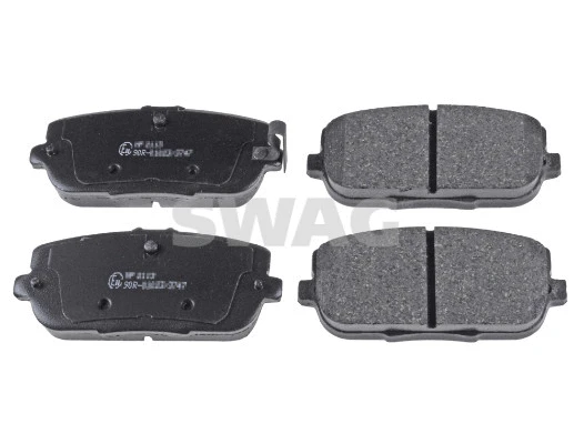 Kit de plaquettes de frein, frein à disque SWAG 33 10 6382