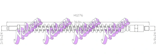 Flexible de frein KAWE H1276