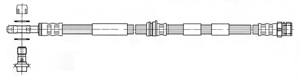 Flexible de frein CEF 512430