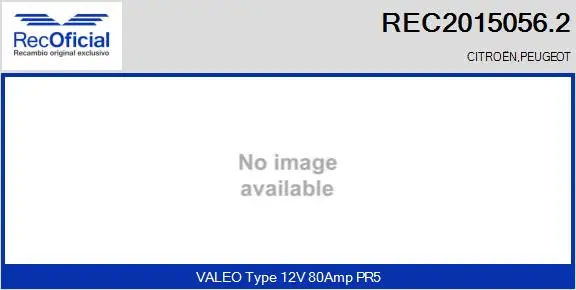 Alternateur RECOFICIAL REC2015056.2