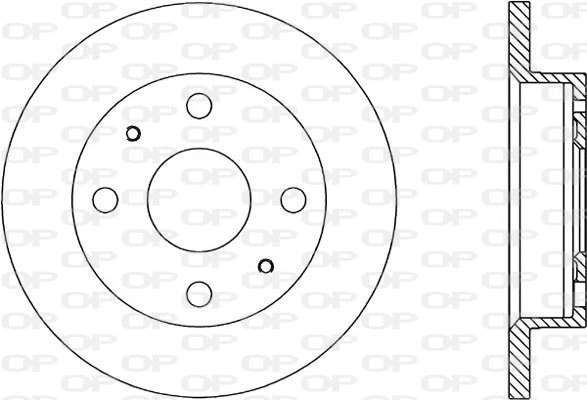 Disque de frein OPEN PARTS BDA1762.10