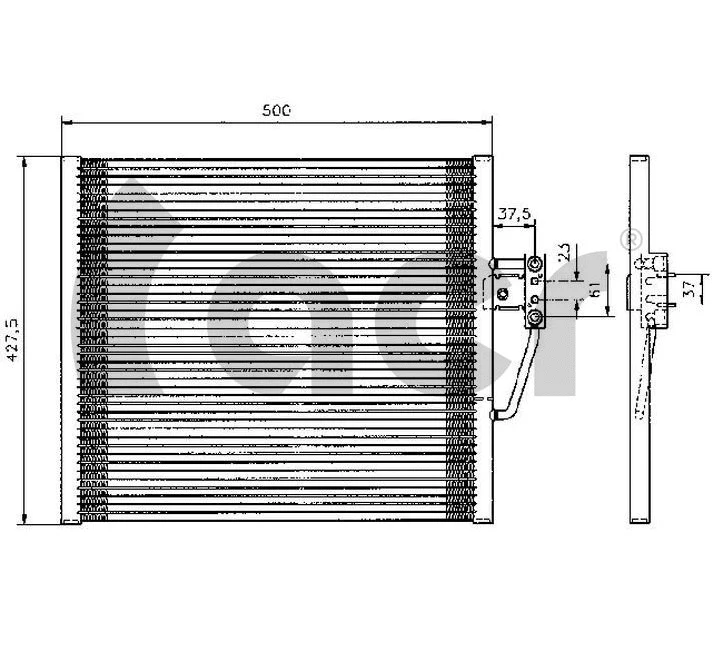 Condenseur, climatisation ACR 300253