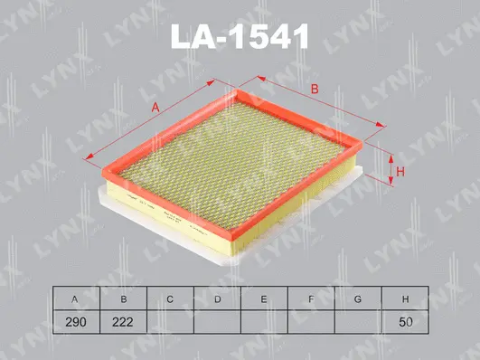 Filtre à air LYNXAUTO LA-1541