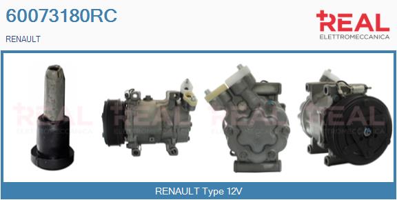 Compresseur, climatisation REAL 60073180RC