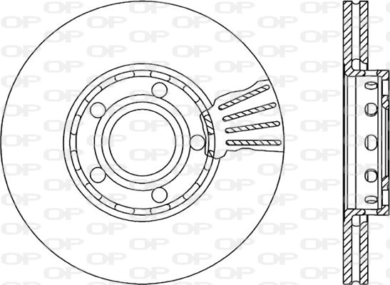 Disque de frein OPEN PARTS BDR1039.20