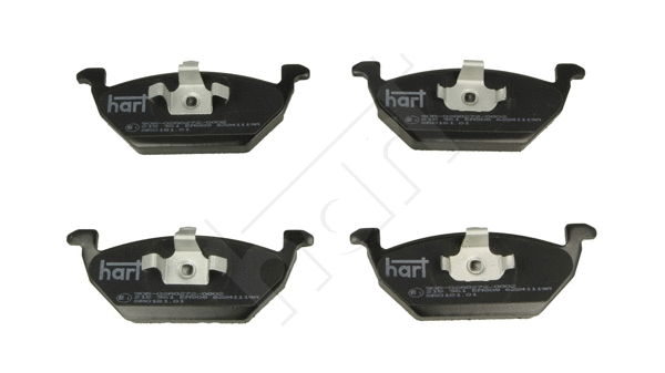 Kit de plaquettes de frein, frein à disque HART 215 961
