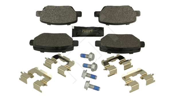 Kit de plaquettes de frein, frein à disque HART 261 588