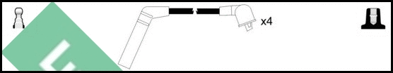 Kit de câbles d'allumage LUCAS LUC4628
