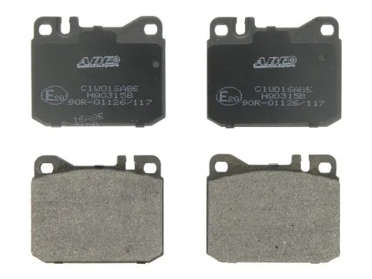 Kit de plaquettes de frein, frein à disque ABE C1W016ABE