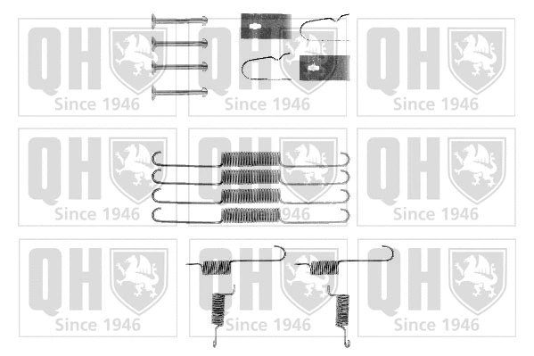 Kit d'accessoires, mâchoire de frein QUINTON HAZELL BFK269