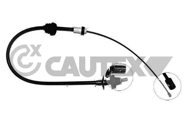 Tirette à câble, commande d'embrayage CAUTEX 028050