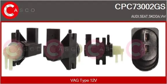 Transmetteur de pression, contrôle des gaz d'échappement CASCO CPC73002GS