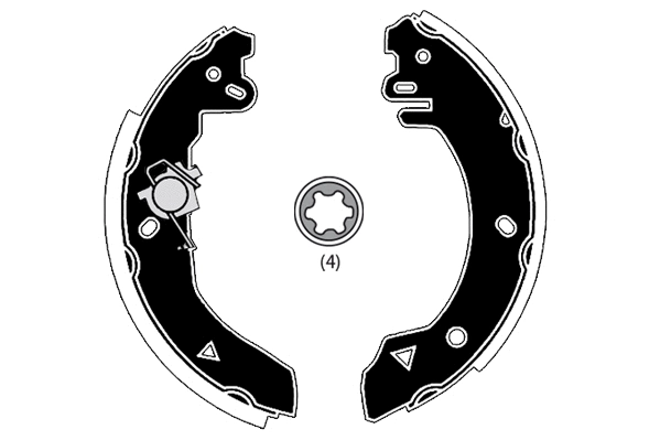 Jeu de mâchoires de frein RAICAM RA25770