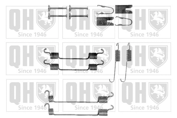 Kit d'accessoires, mâchoire de frein QUINTON HAZELL BFK439