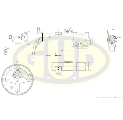 Amortisseur G.U.D. GSA335041