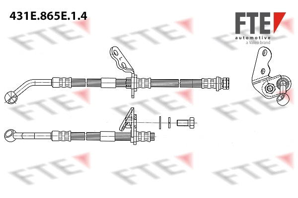 Flexible de frein FTE 9240959