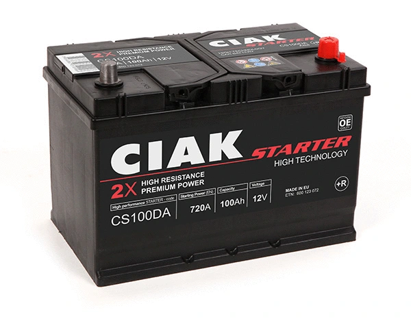Batterie de démarrage CIAK Starter CS100DA