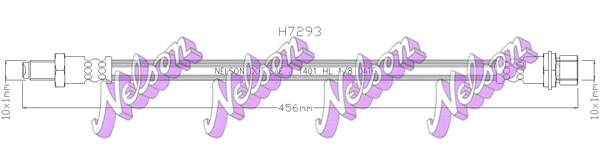Flexible de frein KAWE H7293