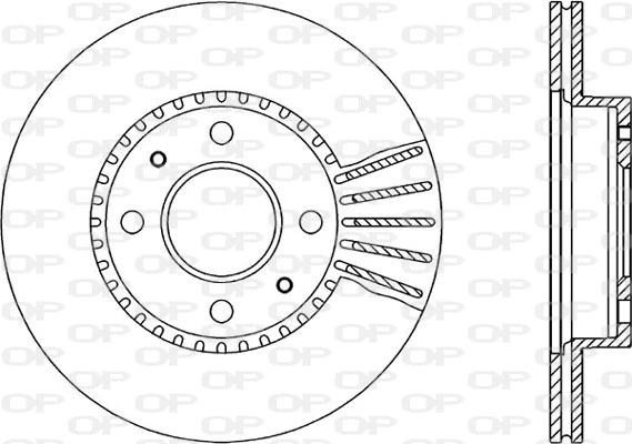 Disque de frein OPEN PARTS BDR1708.20
