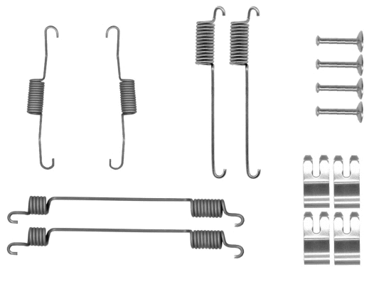 Kit d'accessoires, mâchoire de frein PAGID X0319