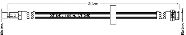 Flexible de frein JURATEK JBH1028