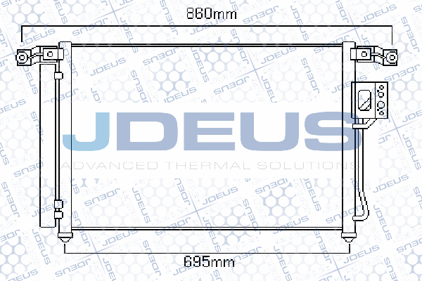 Condenseur, climatisation JDEUS 754M27