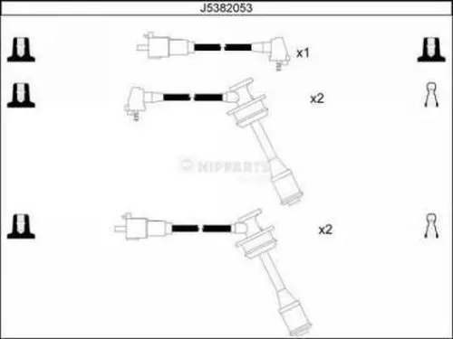 Kit de câbles d'allumage NIPPARTS J5382053