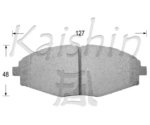 Kit de plaquettes de frein, frein à disque KAISHIN FK11144