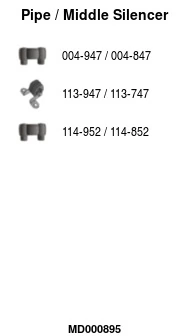 Silencieux central FA1 MD000895
