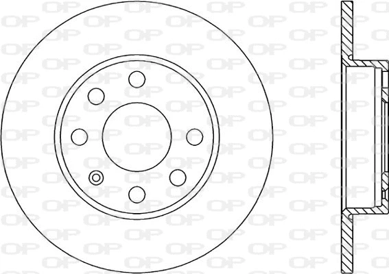 Disque de frein OPEN PARTS BDR1402.10