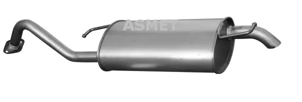 Silencieux arrière ASMET 20.037