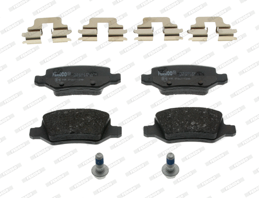 Kit de plaquettes de frein, frein à disque FERODO FDB1782G