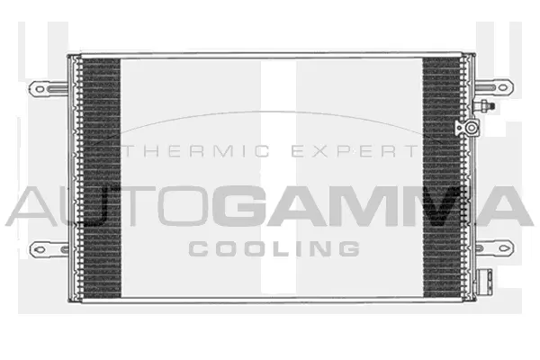 Condenseur, climatisation AUTOGAMMA 104007