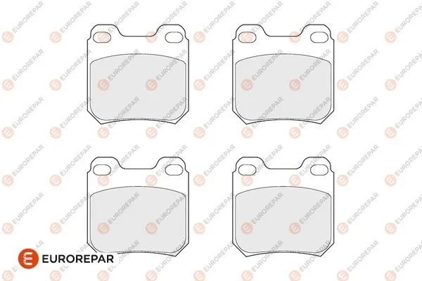 Kit de plaquettes de frein, frein à disque EUROREPAR 1686269280