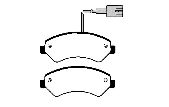 Kit de plaquettes de frein, frein à disque Technika 01632