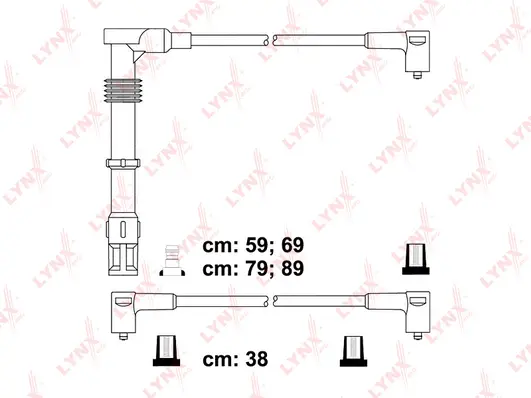 Kit de câbles d'allumage LYNXAUTO SPC8010