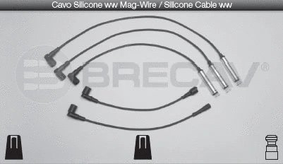 Kit de câbles d'allumage BRECAV 09.514