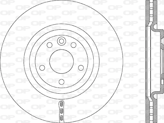 Disque de frein OPEN PARTS BDR2883.20
