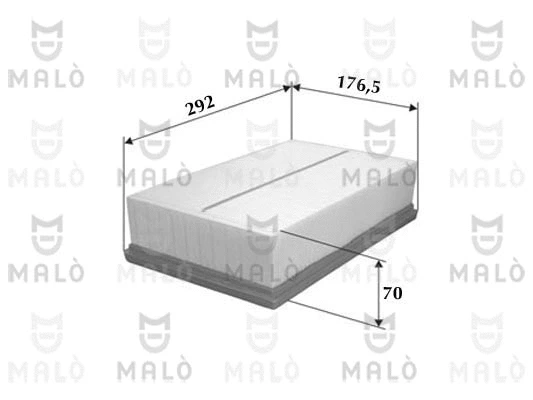 Filtre à air AKRON-MALÒ 1500111