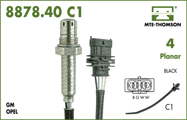 Sonde lambda MTE-THOMSON 8878.40.046C1
